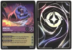 Disney Lorcana TCG Mor'du Savage Cursed Prince 57/204 Foil Wilds Unknown - Image 3