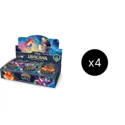 Disney Lorcana TCG: Whispers in the Well Booster Case (x4 Boxes) FACTORY SEALED - Image 1