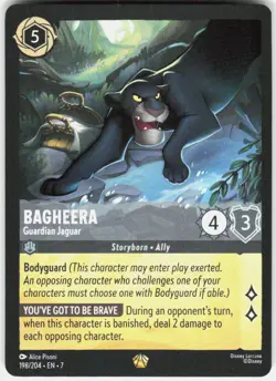 Bagheera Guardian Jaguar 198/204 Archazia's Island Disney Lorcana - Image 1