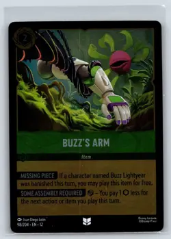 #98 Buzz's Arm - Uncommon - COLD FOIL 2026 Disney Lorcana Wilds Unknown - Image 1