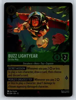 #85 Buzz Lightyear - On the Way - Rare - COLD FOIL 2026 Lorcana Wilds Unknown - Image 1