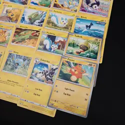 30 Electric Pokemon Cards Bulk Assorted Common Uncommon NM No Doubles TCG - Image 2
