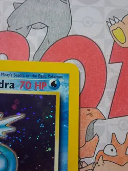 Pokemon TCG Misty's Seadra Holo Card 9/132 Prerelease Promo, LP/NM Condition - Image 3