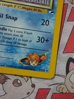 Pokemon TCG Misty's Seadra Holo Card 9/132 Prerelease Promo, LP/NM Condition - Image 4