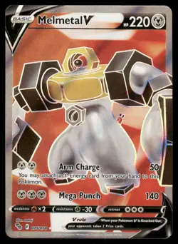 Pokemon Cards Melmetal V 075/078 Pokemon GO Ultra Rare NM - Image 1