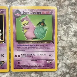 Pokemon TCG Neo Destiny, Gym Challenge, Team Rocket 3 Card Lot - Slowbro - Nint… - Image 4