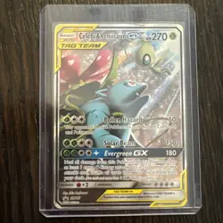 Celebi venusaur GX SM167 Sun Moon tag team Holo Promo Pokemon TCG Card - Image 1