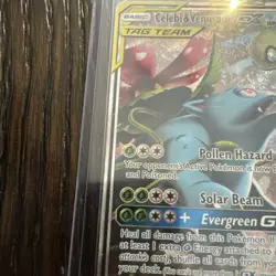 Celebi venusaur GX SM167 Sun Moon tag team Holo Promo Pokemon TCG Card - Image 4