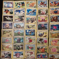 50 Random White Pokemon Cards TCG Regular Normal Mixed Lot No Holos No Doubles - Image 4