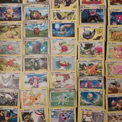 50 Random White Pokemon Cards TCG Regular Normal Mixed Lot No Holos No Doubles - Image 5