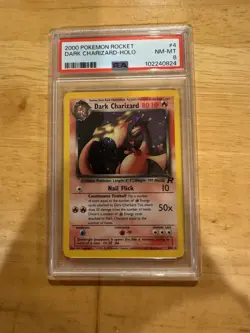 Pokemon TCG Dark Charizard Holo Rare Card 4/82 Unlimited Edition - Image 1