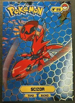 SCIZOR - POKEMON JOHTO CARDS TOP POKEDEX CCG FOIL - Image 1
