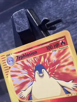 Typhlosion 64/165 Expedition Base Set Reverse Holo Rare Pokemon Card LP - Image 3