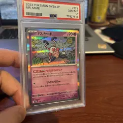 Mr. Mime 122/165 Sv2a: Pokemon Card 151 Holo (Japanese) PSA 10 - Image 2