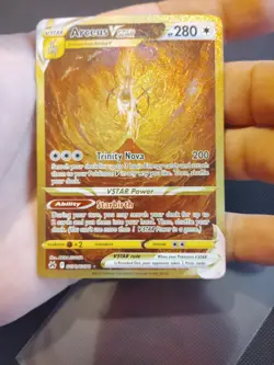 Pokemon Arceus VSTAR TCG Crown Zenith Holo Card GG70/GG70 Secret Rare - Image 2