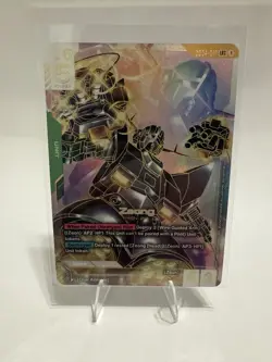 Gundam Card Game GD04-017 Zeong LR++ English *AUTH GUARANTEE INCLUDED* - Image 1