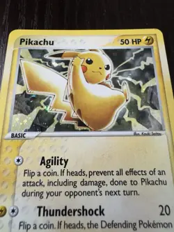 Nintendo Pikachu 012 Promo Holo Pokemon TCG Card EX Series Collector's Tin 2003 - Image 2