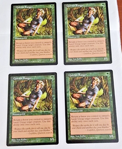 MTG Quirion Ranger Visions 117/167 Set of 4 Cards Lightly Played - Near Mint - Image 1