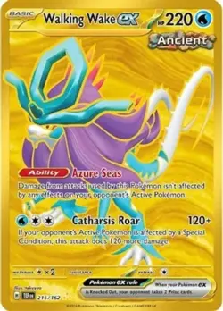 NM-Mint Walking Wake ex - 215/162 - Hyper Rare Pokemon Temporal Forces - Image 1
