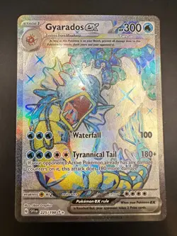 Pokemon Gyrados EX Full Art TCG Card 225/198 Scarlet Violet Base - Image 1
