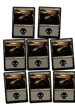MTG - Amonkhet Swamp 263/269 - Bundle of 8 cards - Mint - Image 1