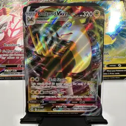 Pokemon TCG Boltund VMAX Fusion Strike Holo Ultra Rare Card 104/264 - Image 1