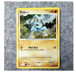 Pokemon Riolu Holo POP Series 6; 8/17; 2007 English Card Basic - Image 1