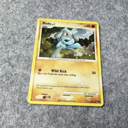 Pokemon Riolu Holo POP Series 6; 8/17; 2007 English Card Basic - Image 2