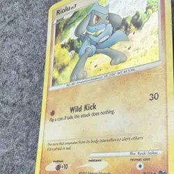 Pokemon Riolu Holo POP Series 6; 8/17; 2007 English Card Basic - Image 4