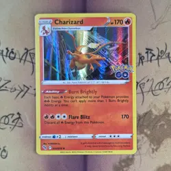 Charizard 010/078 Pokemon GO Holo NM Pokemon Card English - Image 1