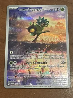 Teal Mask Ogerpon 123 Sv: Scarlet & Violet Black Star Promo Cards Holo 2024 NM+ - Image 1
