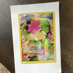 Pokemon Shaymin Promo Full Art Holo Card XY XY115 Basic 70 HP Magical Leaf - Image 1
