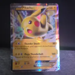 Pokemon Pikachu EX Promo XY174 Holo Basic Card HP 130 - Image 1