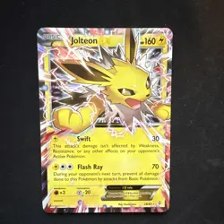 Jolteon EX 28/83 Generations Ultra Rare Holo Basic Pokemon Card 160 HP - Image 2