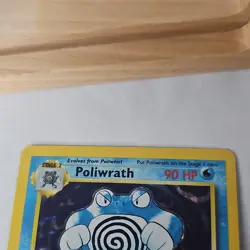 Poliwrath Holo Rare Pokemon TCG Card 13/102 NM Excellent Condition Base Set - Image 3