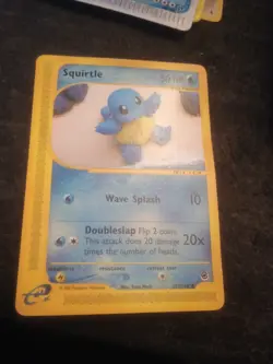 Pokemon Squirtle card 131/165 Nm Condition Expedition Base Set - Image 1