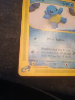 Pokemon Squirtle card 131/165 Nm Condition Expedition Base Set - Image 2