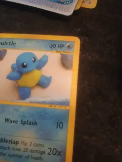 Pokemon Squirtle card 131/165 Nm Condition Expedition Base Set - Image 5