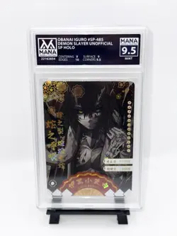 Demon Slayer Kimetsu no Yaiba Doujin - Premium HOLO Card SP - Obanai - Image 2
