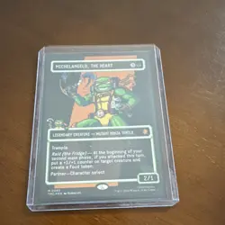 Magic: The Gathering Michelangelo, the Heart TMNT 0092 Surge Foil - Image 3