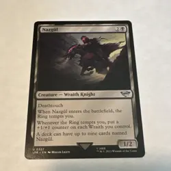 Wizards of the Coast MTG Nazgul LTR #0337 Uncommon Regular English Deathtouch - Image 1