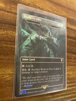 MTG✨REDHORN PASS (Mouth of Ronom) SURGE FOIL✨LTC Mint MYTHIC RARE Snow Land - Image 3