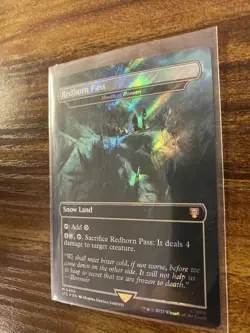 MTG✨REDHORN PASS (Mouth of Ronom) SURGE FOIL✨LTC Mint MYTHIC RARE Snow Land - Image 4