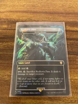 MTG✨REDHORN PASS (Mouth of Ronom) SURGE FOIL✨LTC Mint MYTHIC RARE Snow Land - Image 5