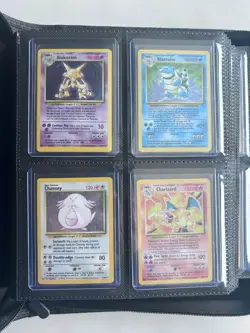 Pokemon Base Set 100% Complete 102/102 NM - MP WOTC 1999 Rare Read Description - Image 1