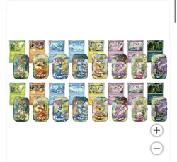 Pokemon Prismatic Evolutions 8 Mini-Tins w Promo Cards Costco 2-pack Confrimed - Image 1