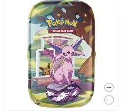Pokemon Prismatic Evolutions 8 Mini-Tins w Promo Cards Costco 2-pack Confrimed - Image 4