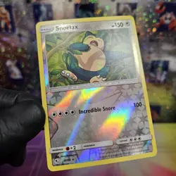 Snorlax Reverse Holo Foil - Hidden Fates 2019 50/68 - Near Mint Pokemon TCG Card - Image 2