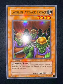 YUGIOH GOBLIN ATTACK FORCE ULTRA RARE PSV-094 1ST EDITION NA PRINT FOIL BLEED NM - Image 1