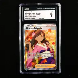 CGC 9 MINT 2022 Pokemon GER Furisode Girl F 190/195 Ultra Rare Holo - Image 1